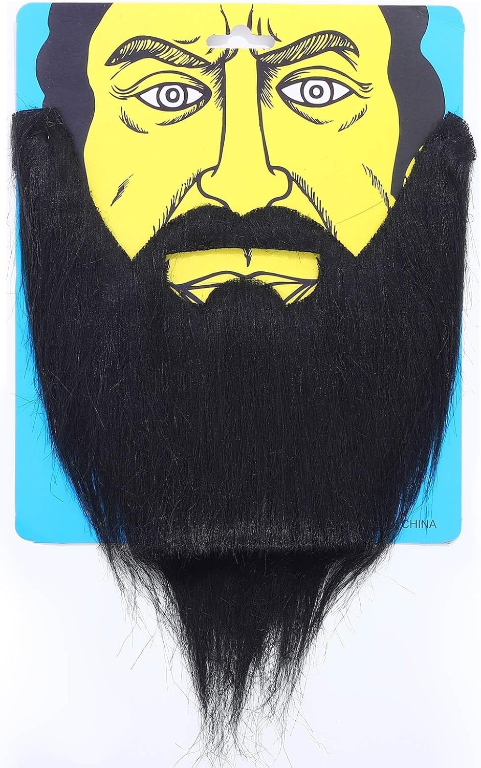 Foryysa Realistic Fake Beard and Mustache Set