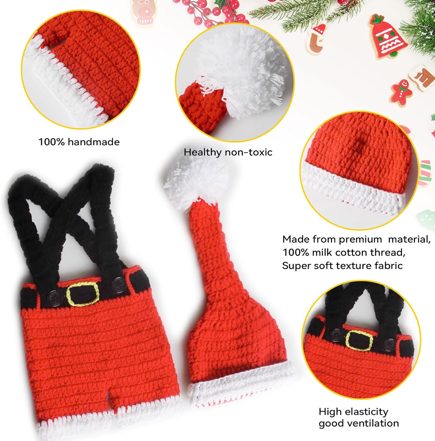 AIXIANG Handmade Baby Christmas Costume Set