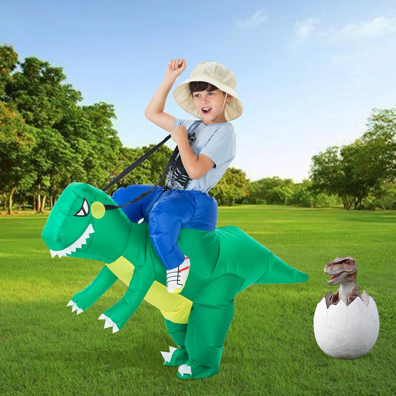 TOLOCO Inflatable Dinosaur Costume for Kids 1