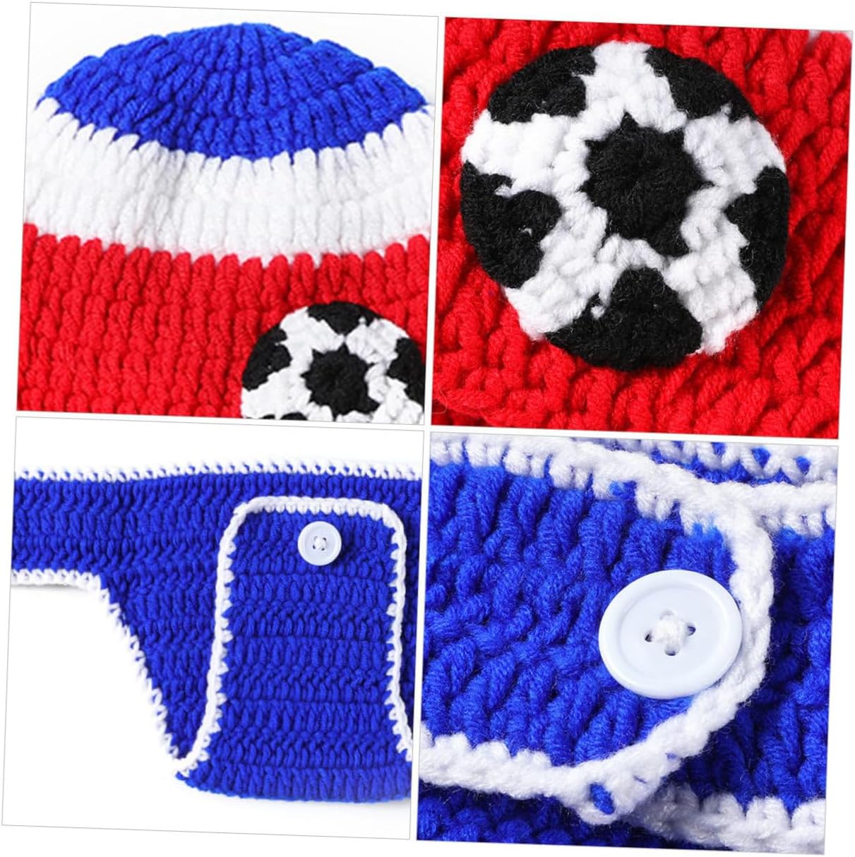 Baby Football Costume Set for Photography Newborn Outfit