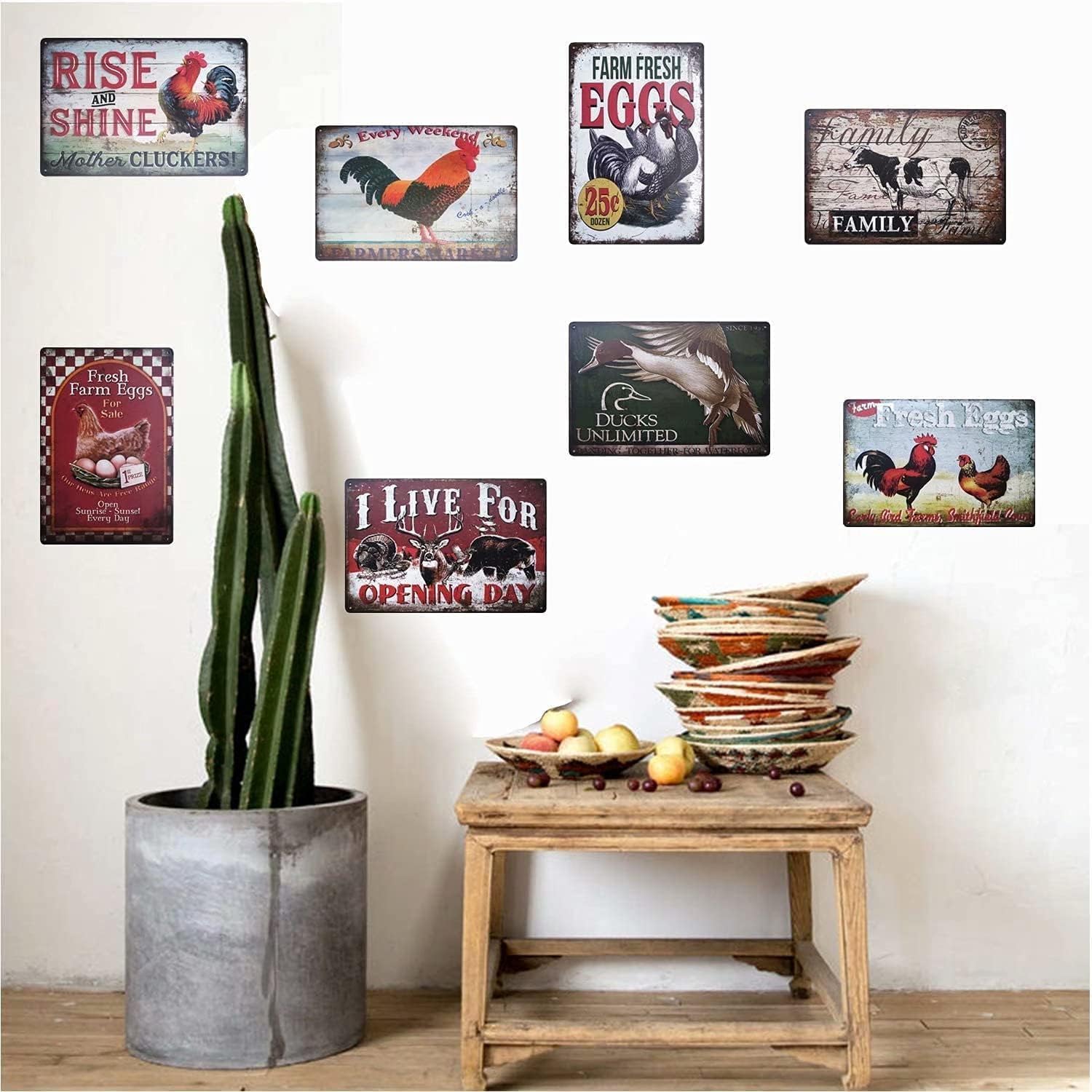 VelfDuel Gothic Retro Metal Tin Sign for Home Decor