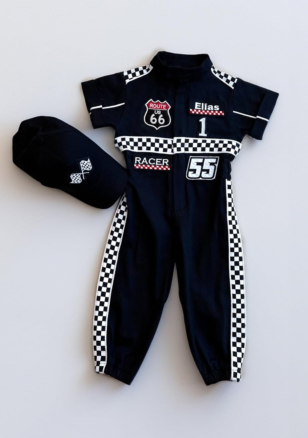 Costumes Club Handmade Race Car Driver Costume for Toddlers
