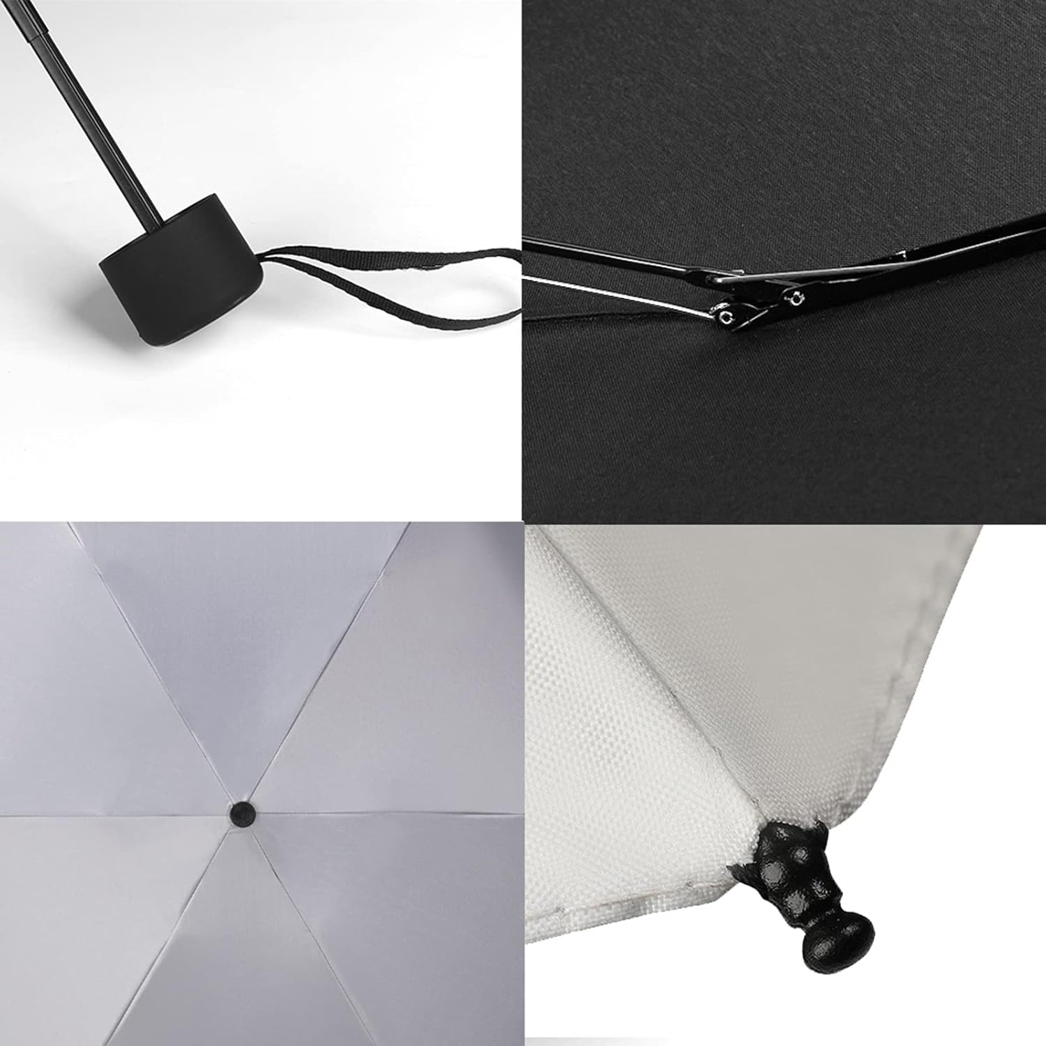 GAOYAING Compact Pocket Umbrella Gray 1