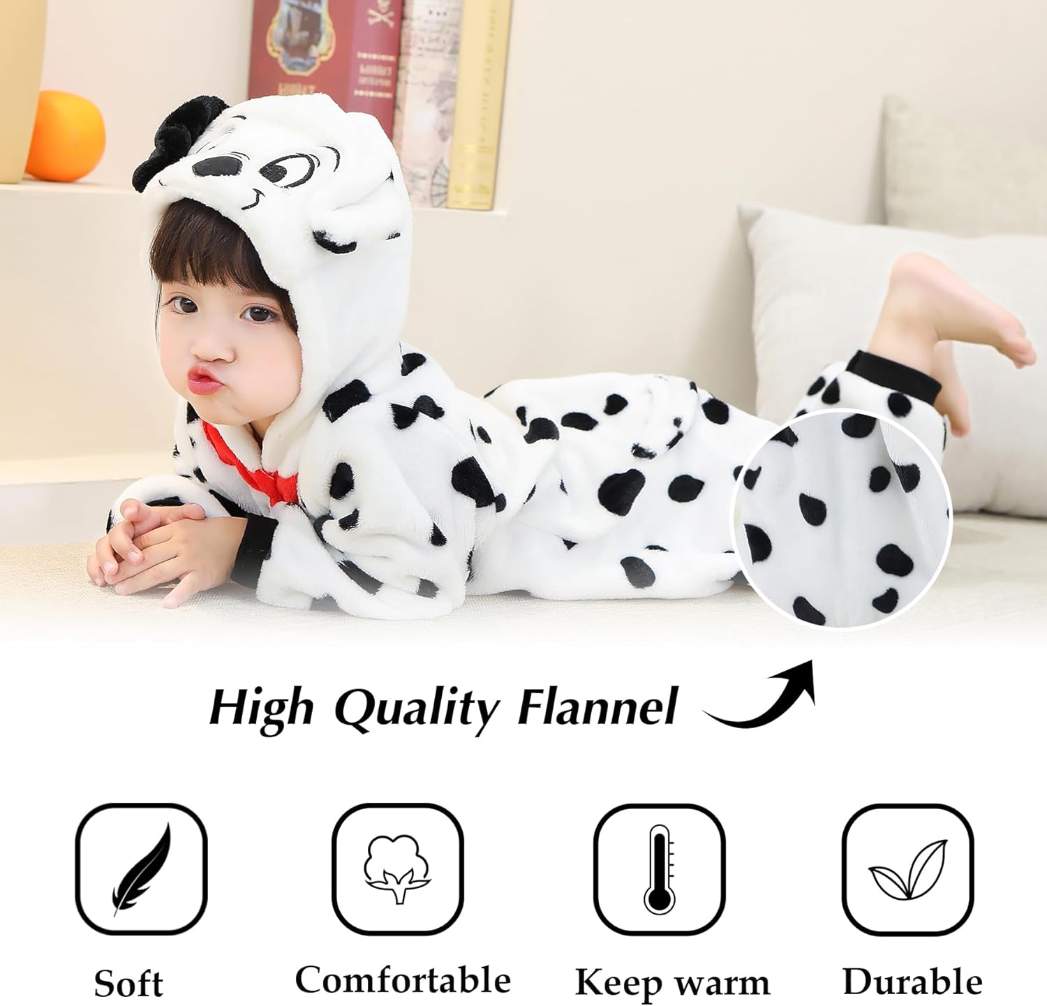 TONWHAR Baby Animal Halloween Jumpsuit for Kids and Toddlers
