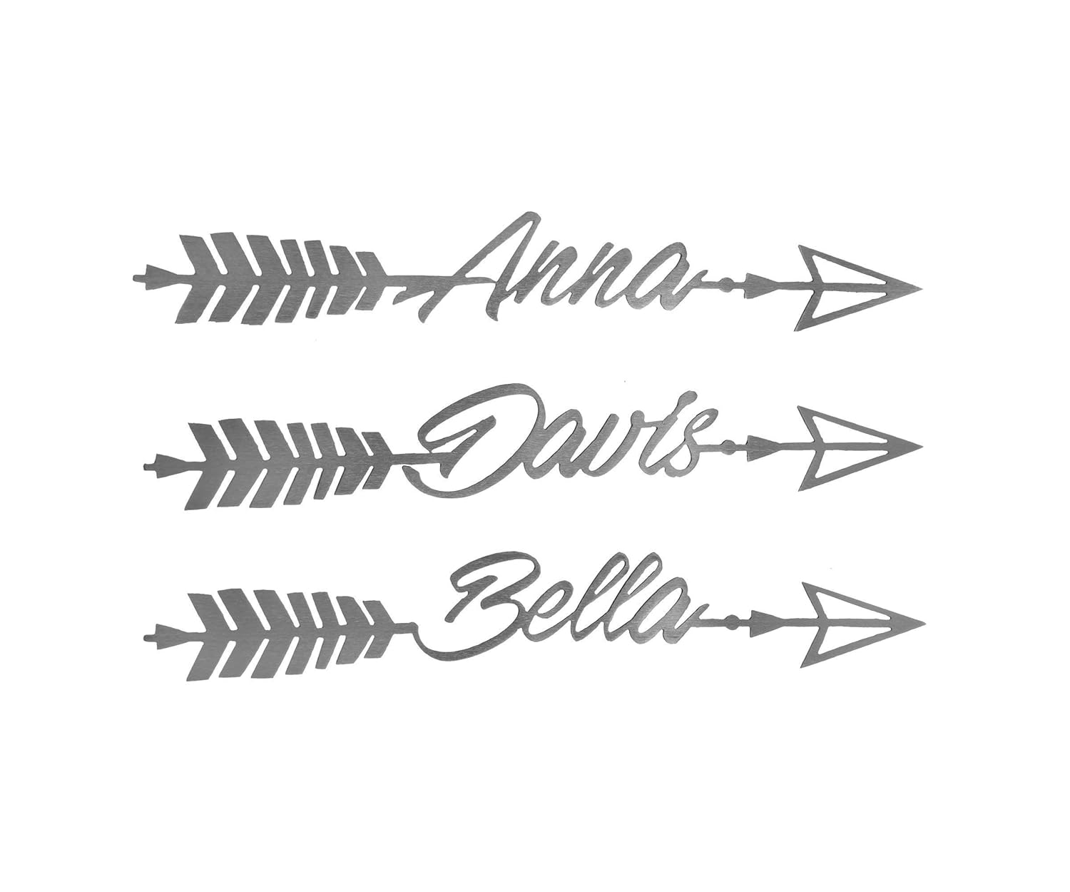 16 Custom Metal Arrow Name Sign Wall Decor
