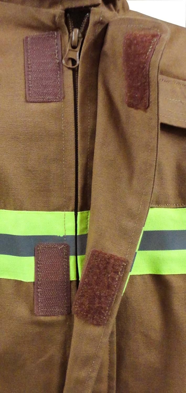 Aeromax Jr Fire Fighter Suit Tan Size 1214