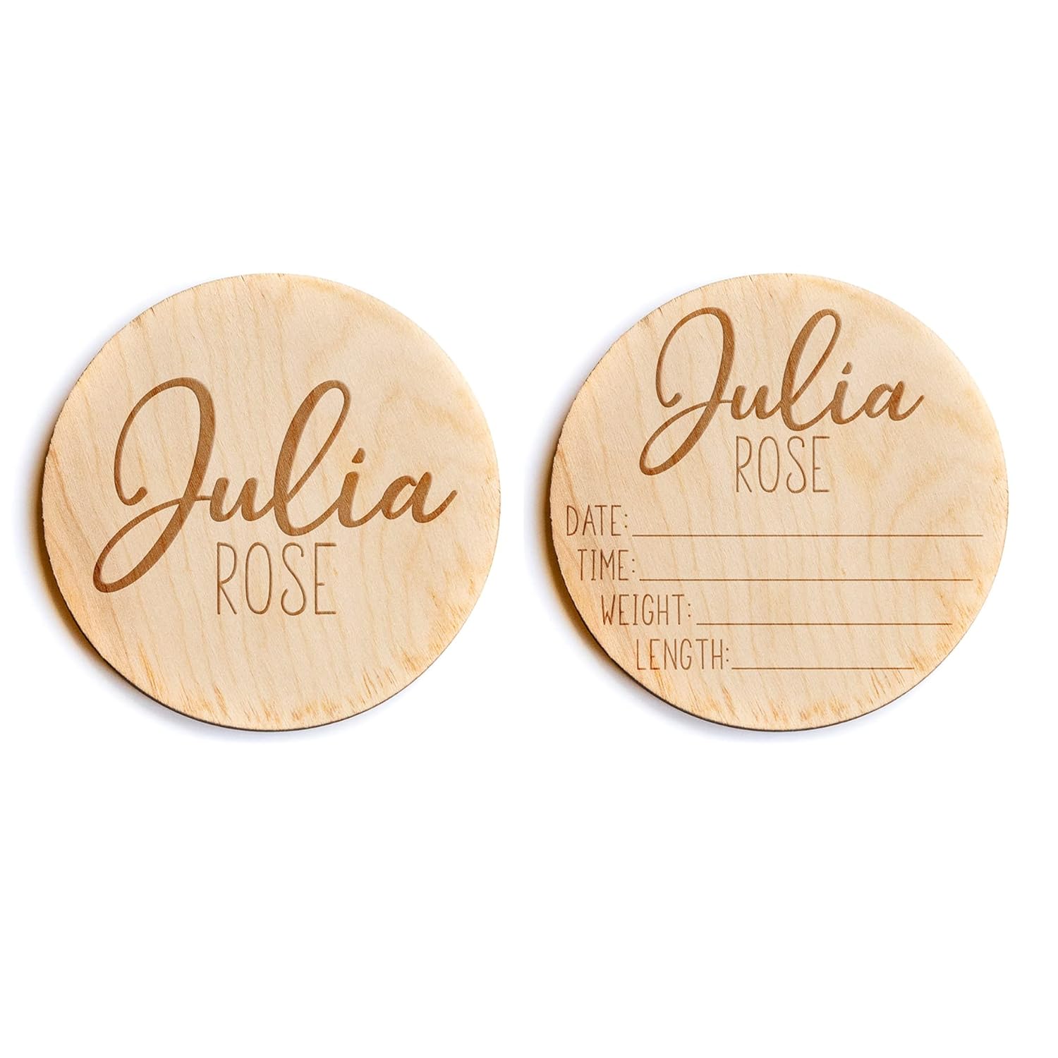 Double Sided Newborn Announcement Sign for Hospital