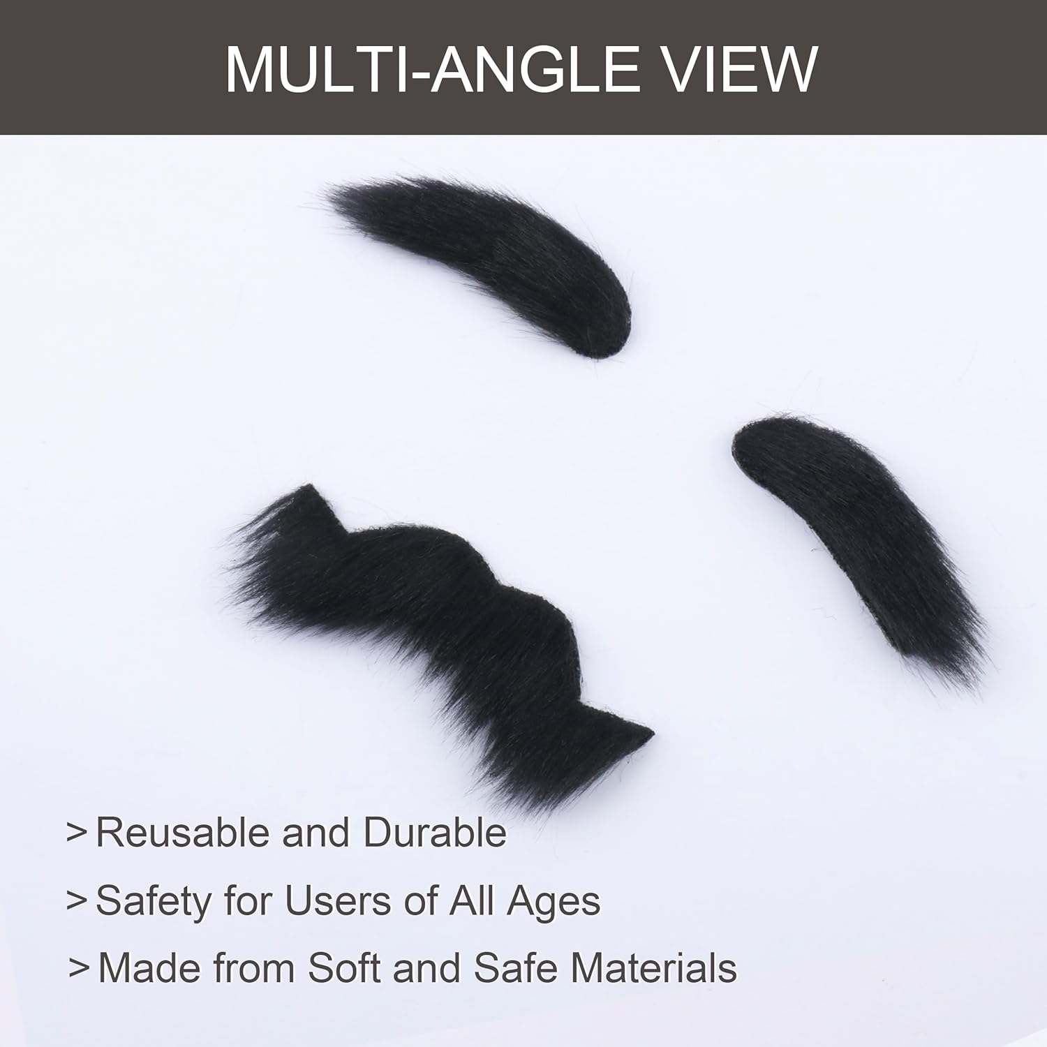 Yan Dream Unisex Fake Mustache and Eyebrows Set