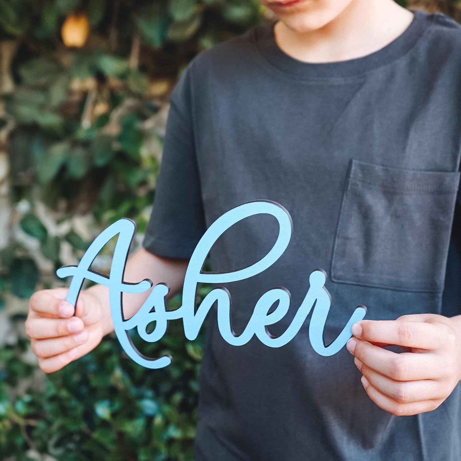 Handmade Wooden Name Sign - Personalized Girl Decor