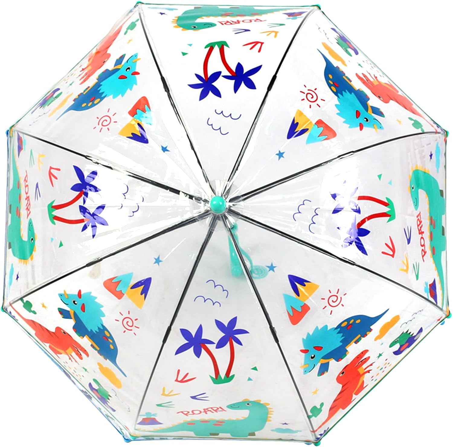 Kids Clear Dome Umbrella with Windproof Design