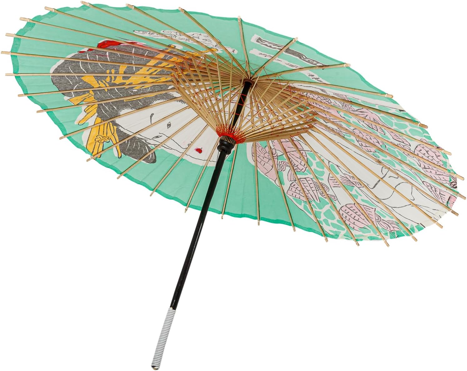 THY COLLECTIBLES 43 Paper Parasol with Geisha Print 1