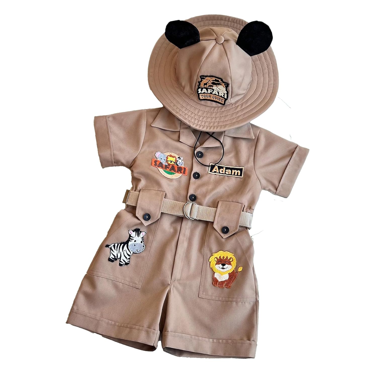 Personalized Safari Explorer Costume for Toddler
