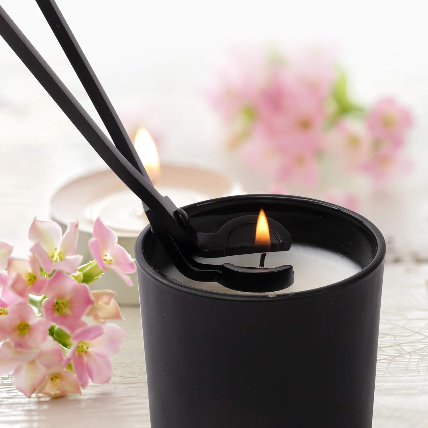 YioQio 3 in 1 Candle Accessory Set Black 1