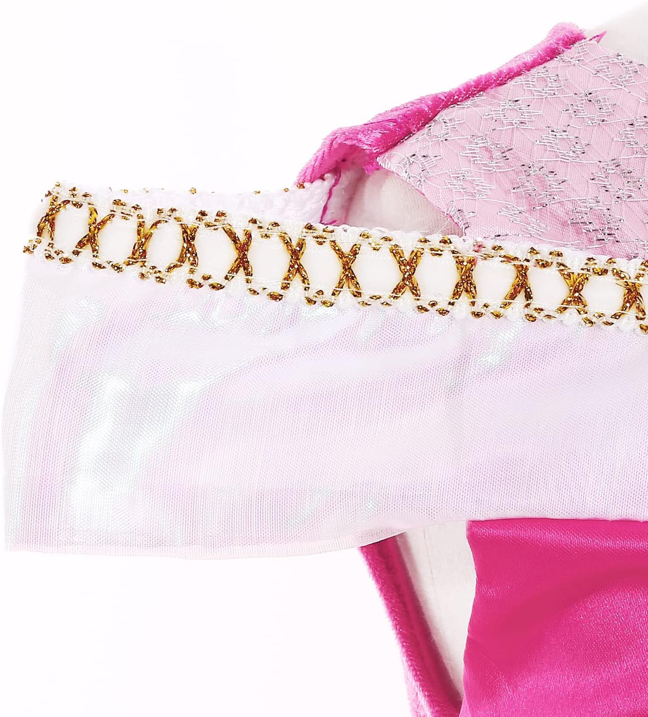 Mooedcoe Pink Princess Dress for Girls 2-8 Years