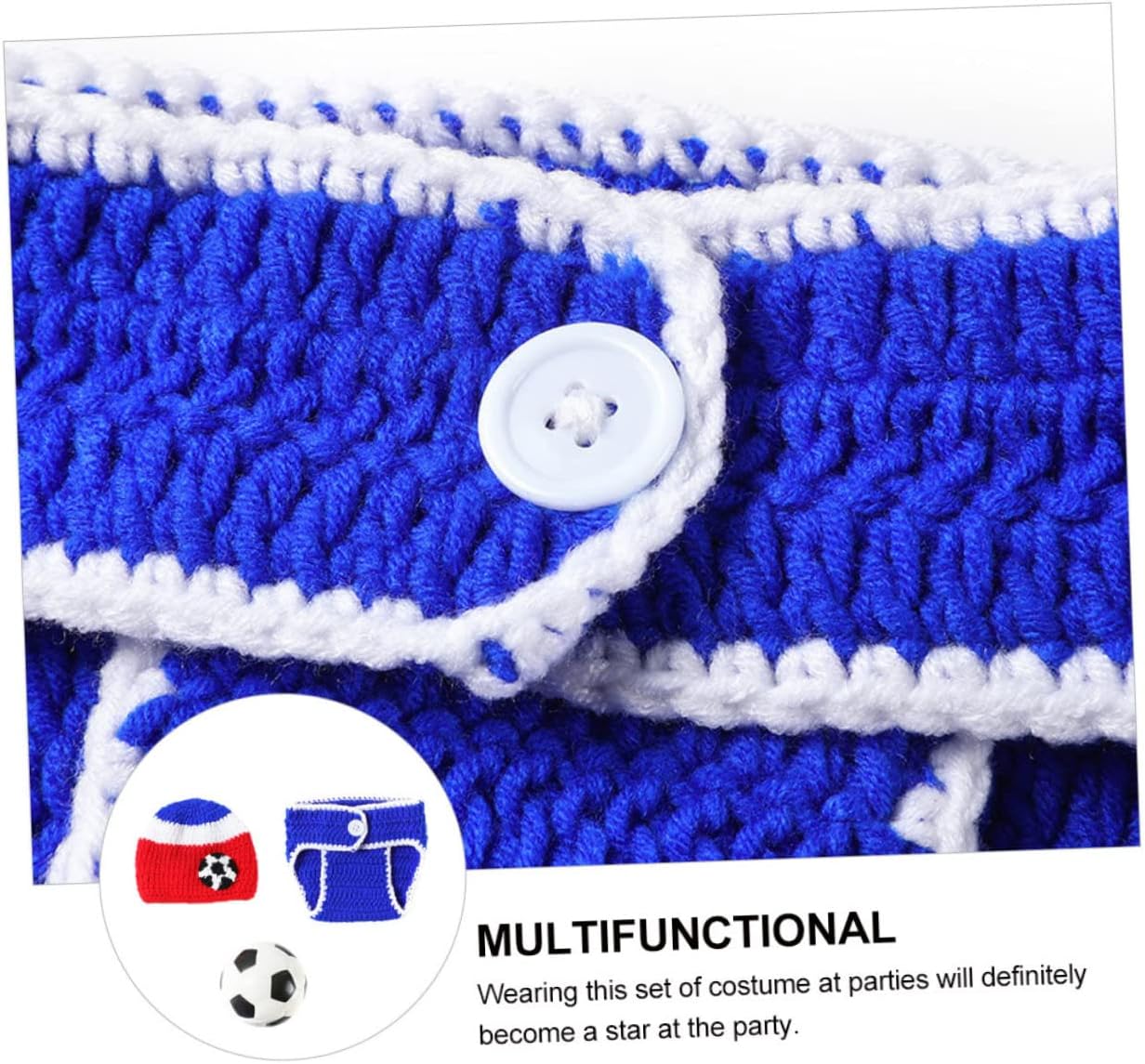 Baby Football Costume Set for Photography Newborn Outfit