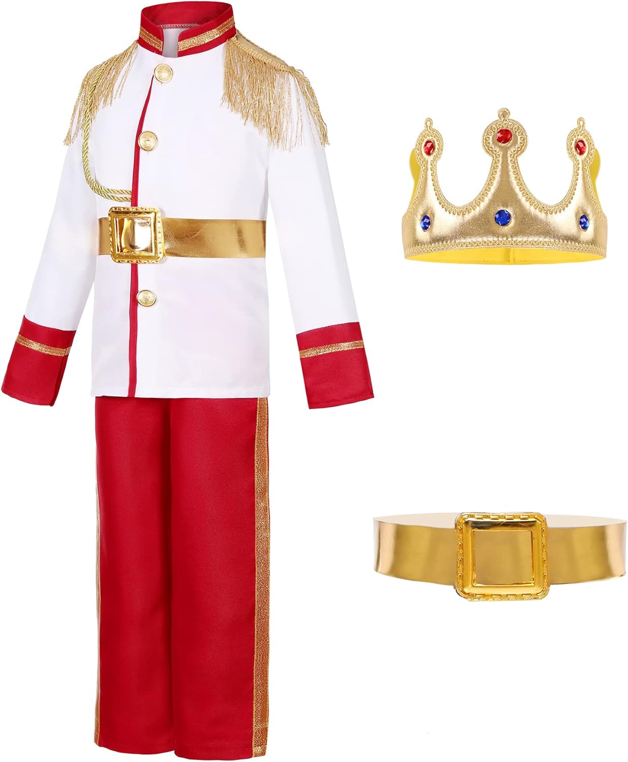 Boys Prince Charming Costume for Halloween and Birthday Parties