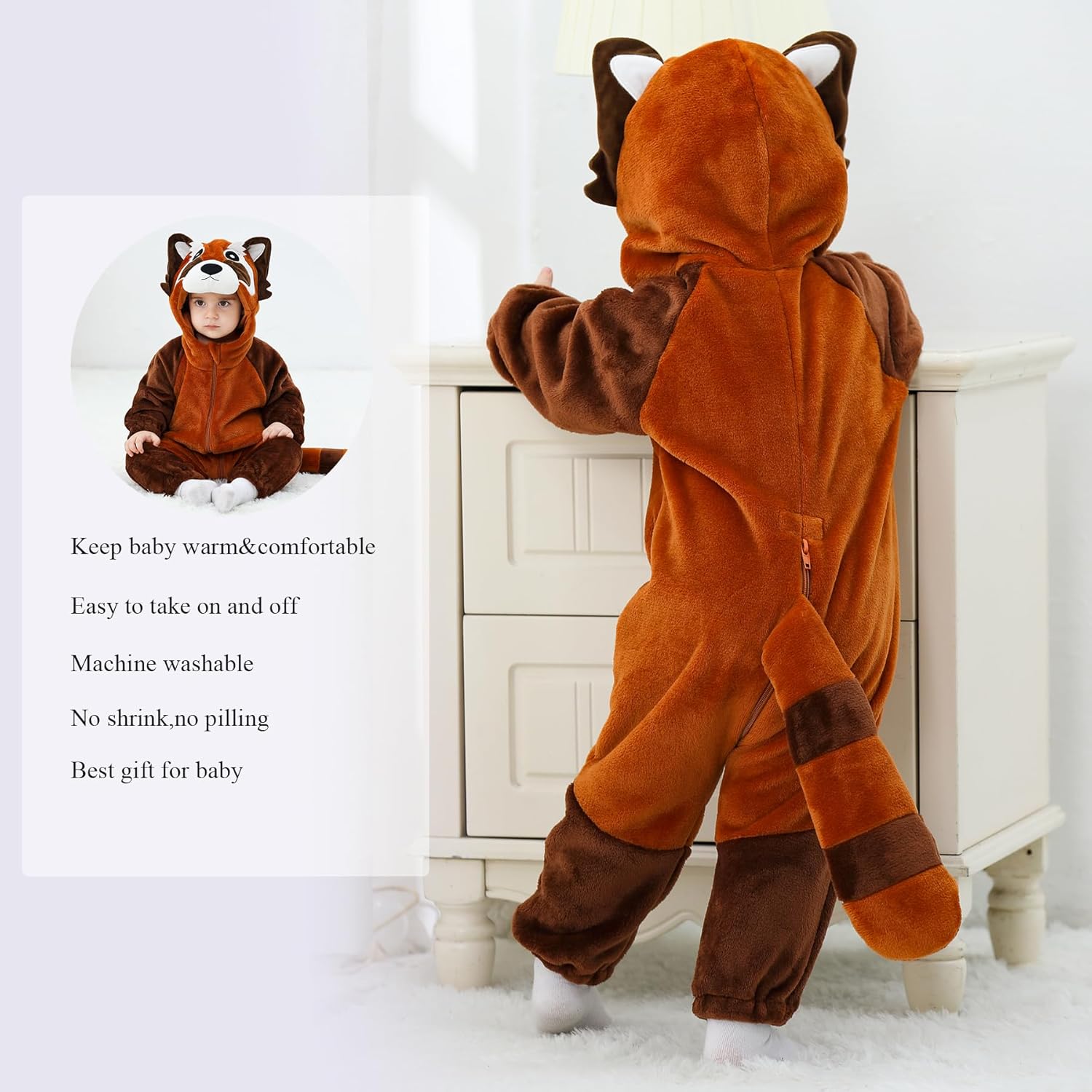 TONWHAR Raccoon Costume for Baby Toddler