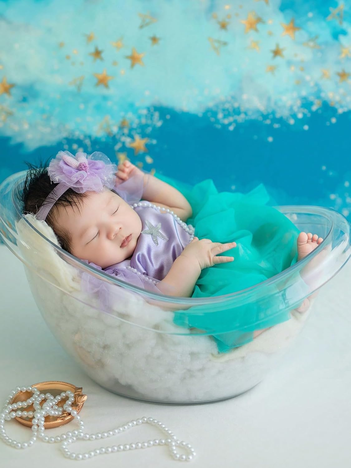 Vomdrok Newborn Girl Photo Costume Romper Skirt