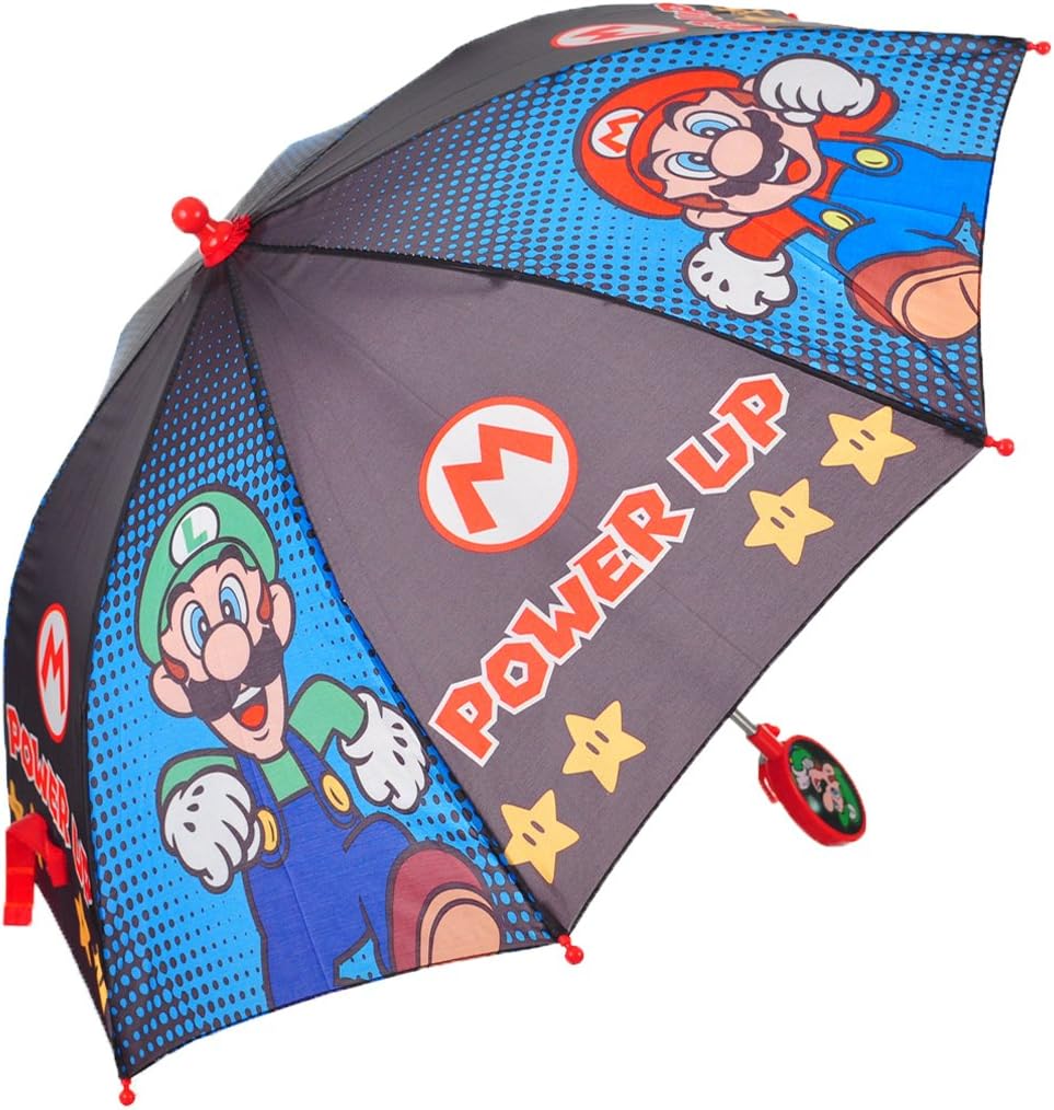 Super Mario Stick Umbrella for Girls One Size 1