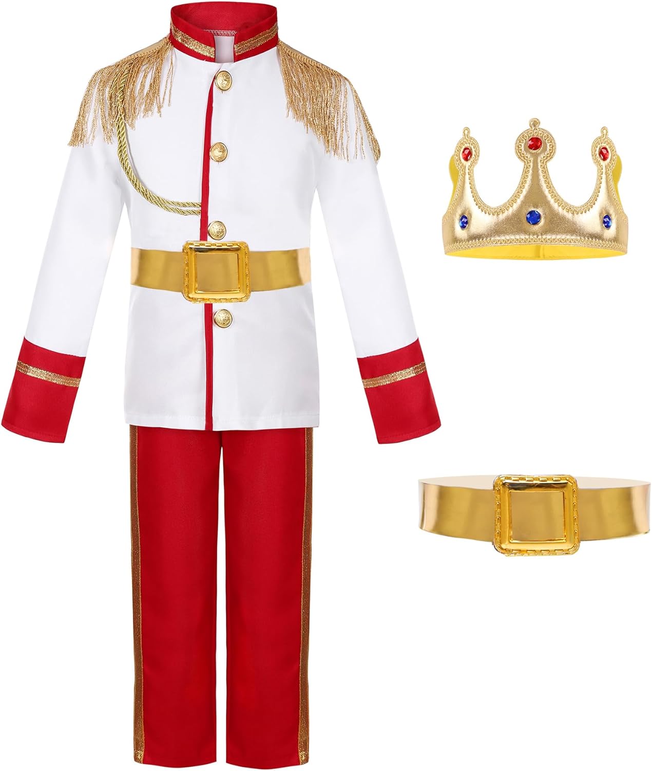 Boys Prince Charming Costume for Halloween and Birthday Parties