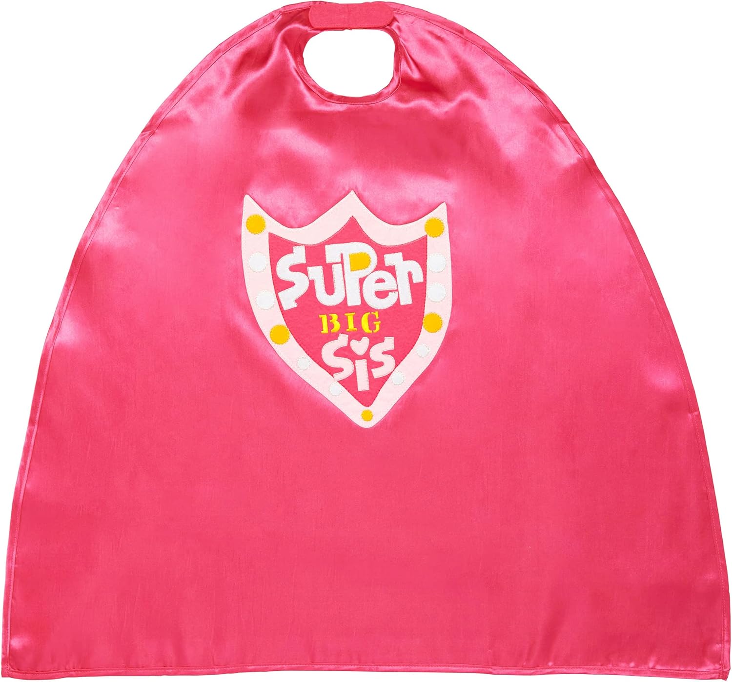 CR Gibson Pink Big Sister Superhero Cape Costume 3pc 22 L