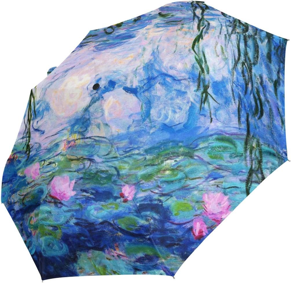 YZGO Automatic Open Close Travel Umbrella Windproof Waterproof