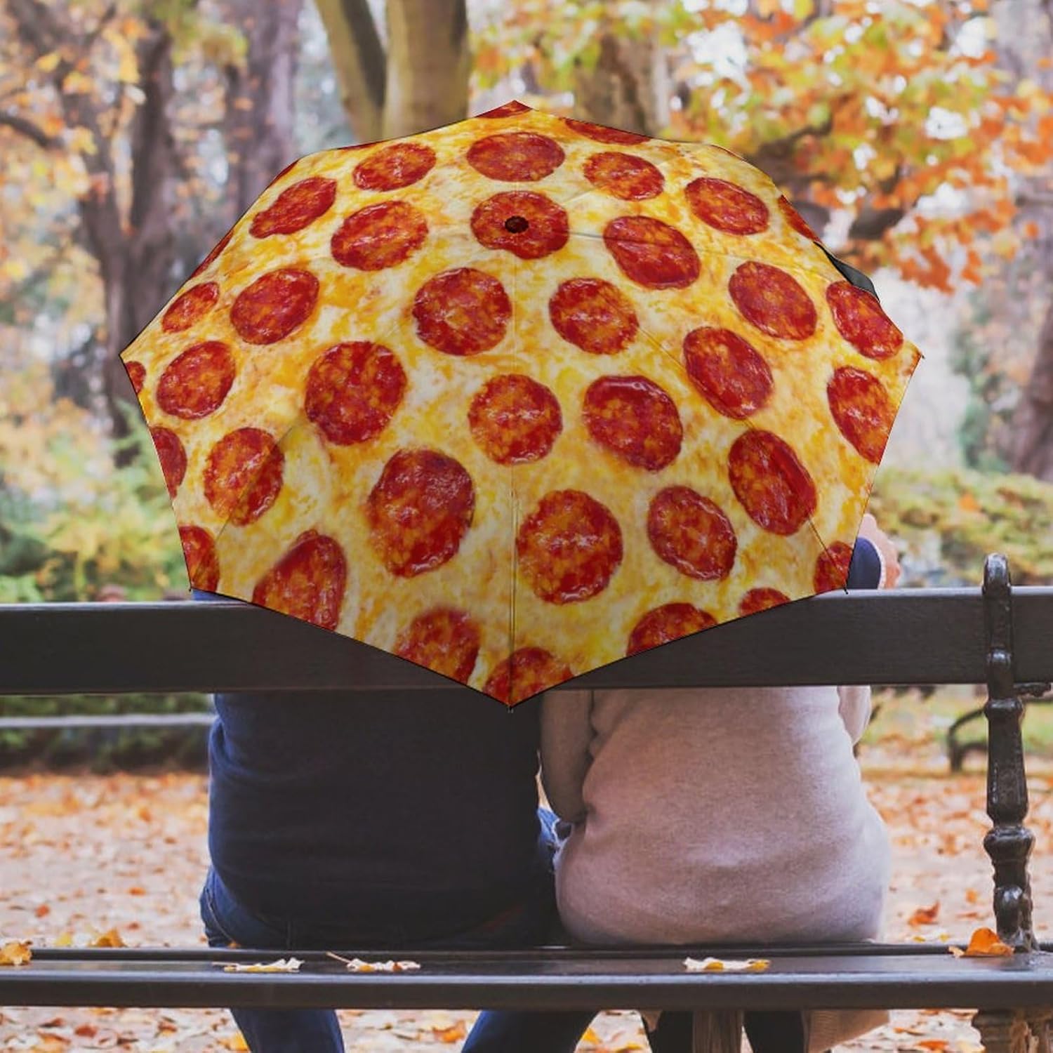 NAWFIVE Compact Folding Travel Umbrella Auto Open Close Windproof Rainproof