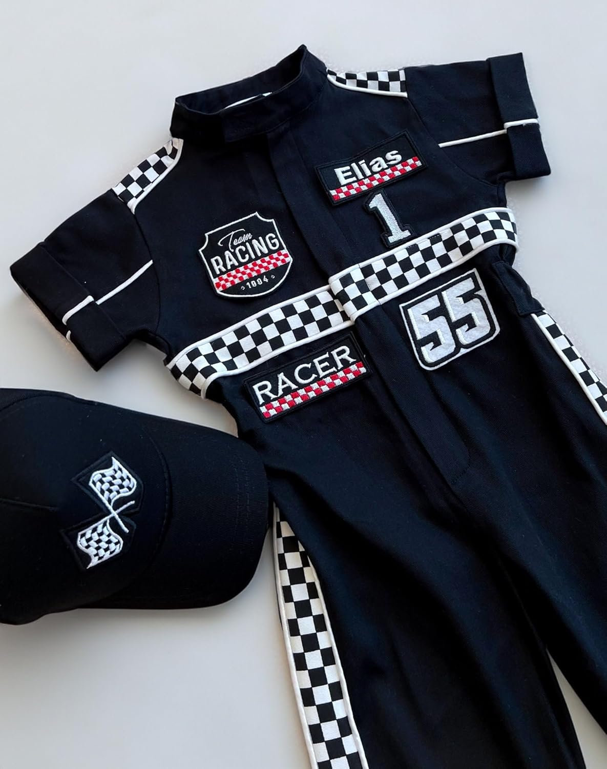 Costumes Club Handmade Race Car Driver Costume for Toddlers