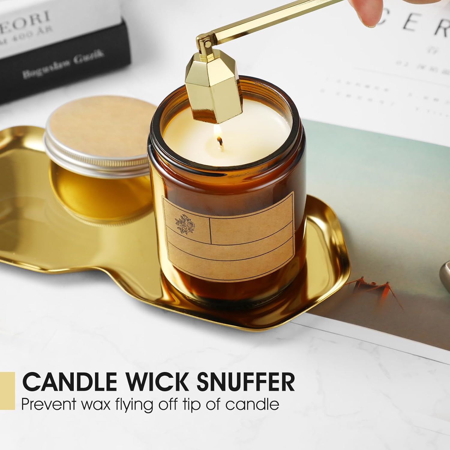 3-in-1 Candle Accessory Kit Gold