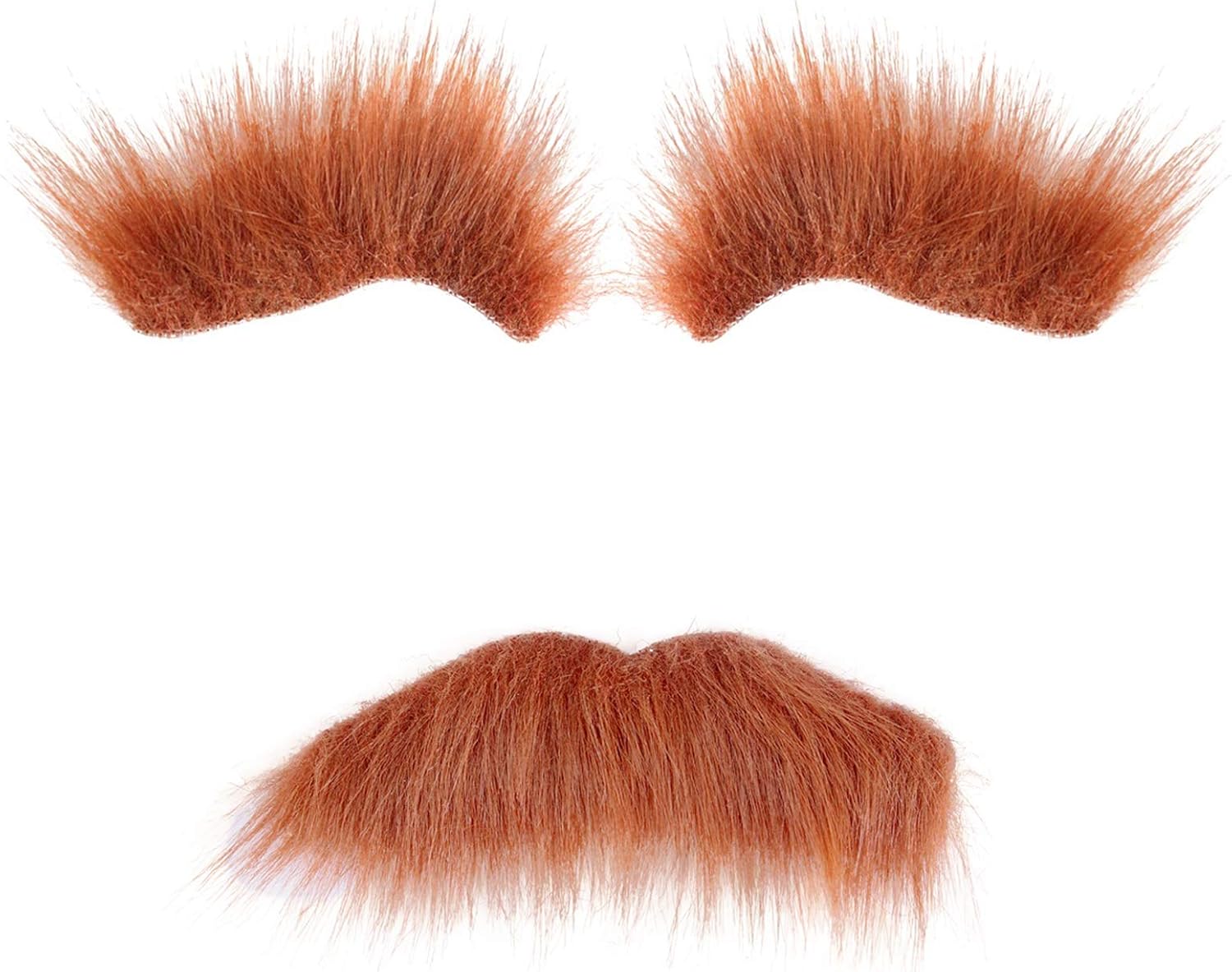 BinaryABC Halloween Fake Eyebrows Beard Moustache Kit