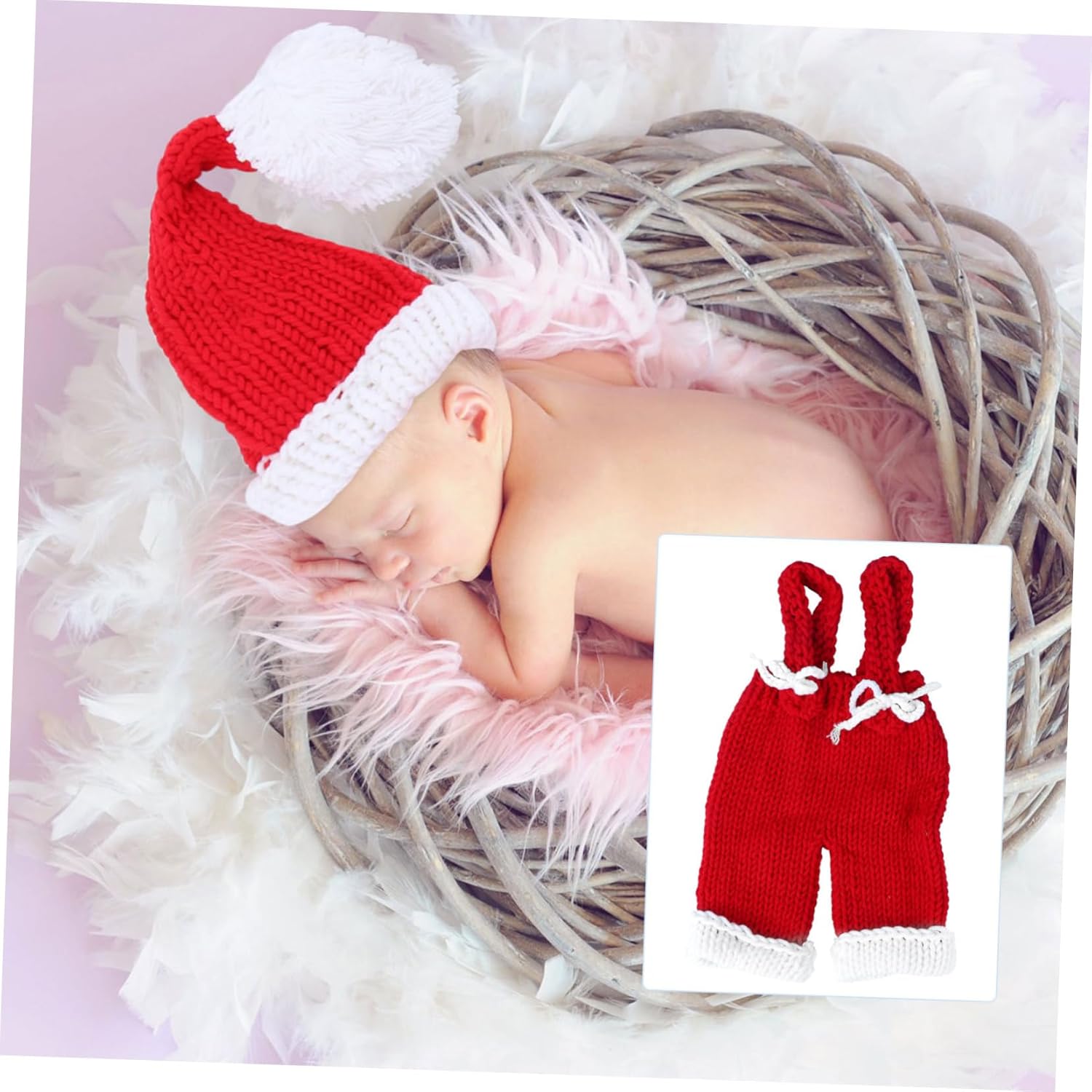 LIFKOME Christmas Baby Outfit Set Handmade Cotton
