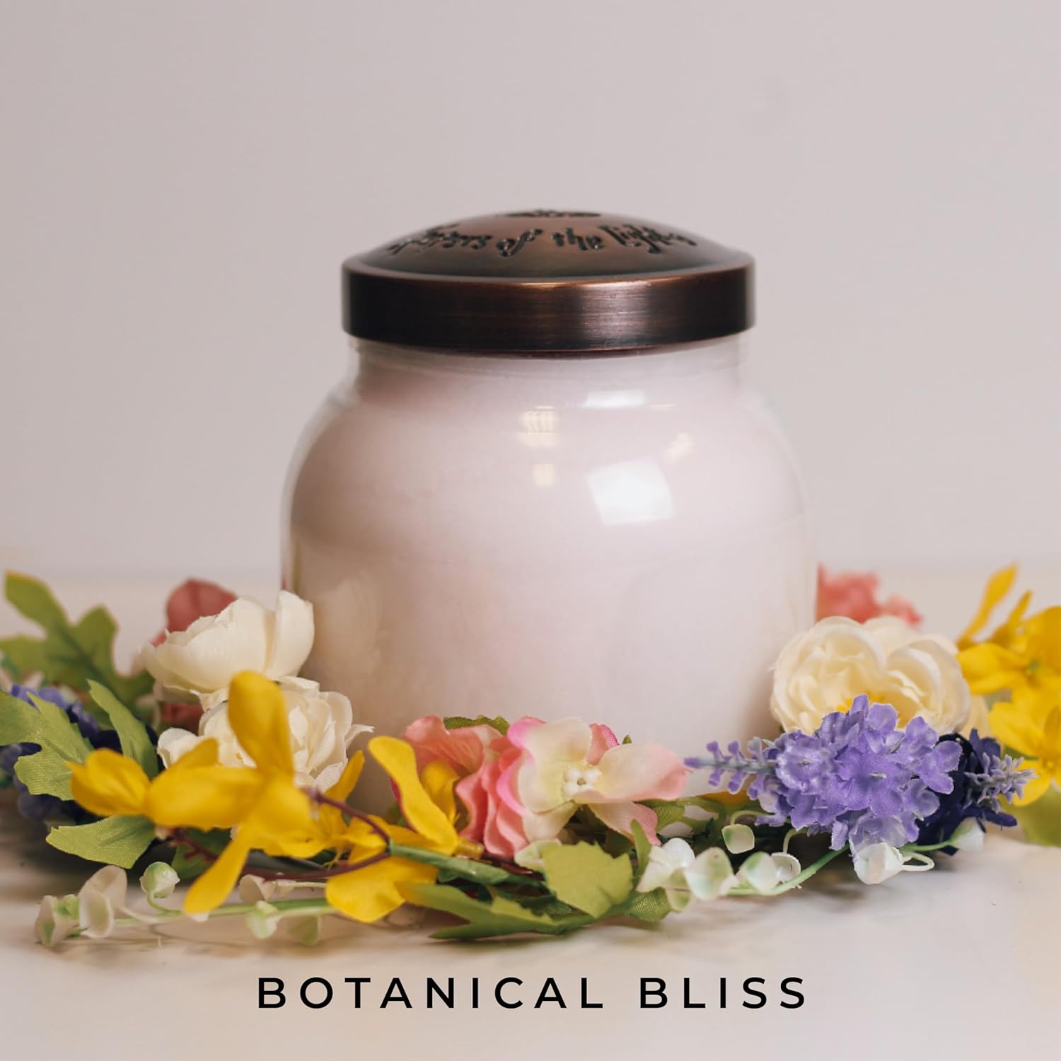 A Cheerful Giver Candlestick Holder Botanical Bliss