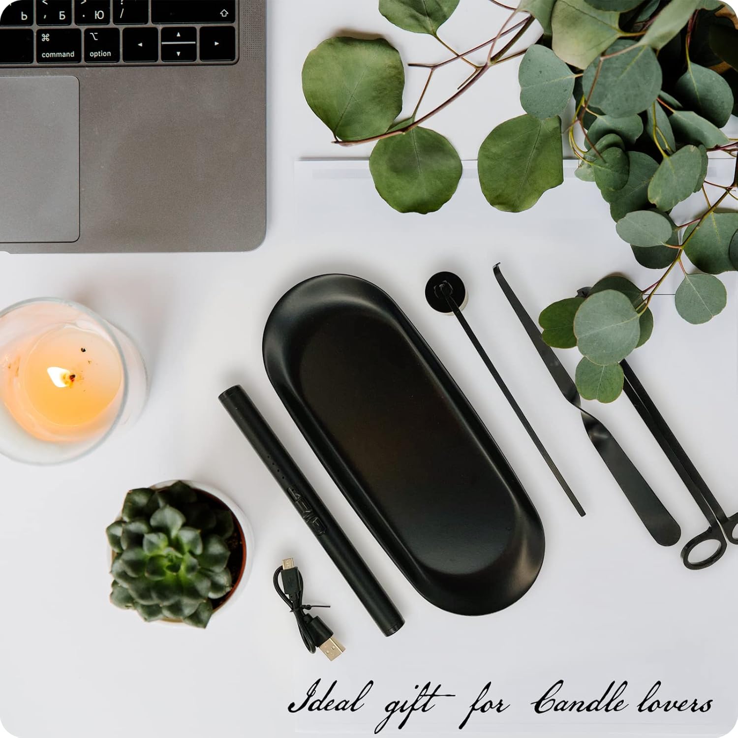 YZGJM Exquisite Candle Tools Pack Bag Set