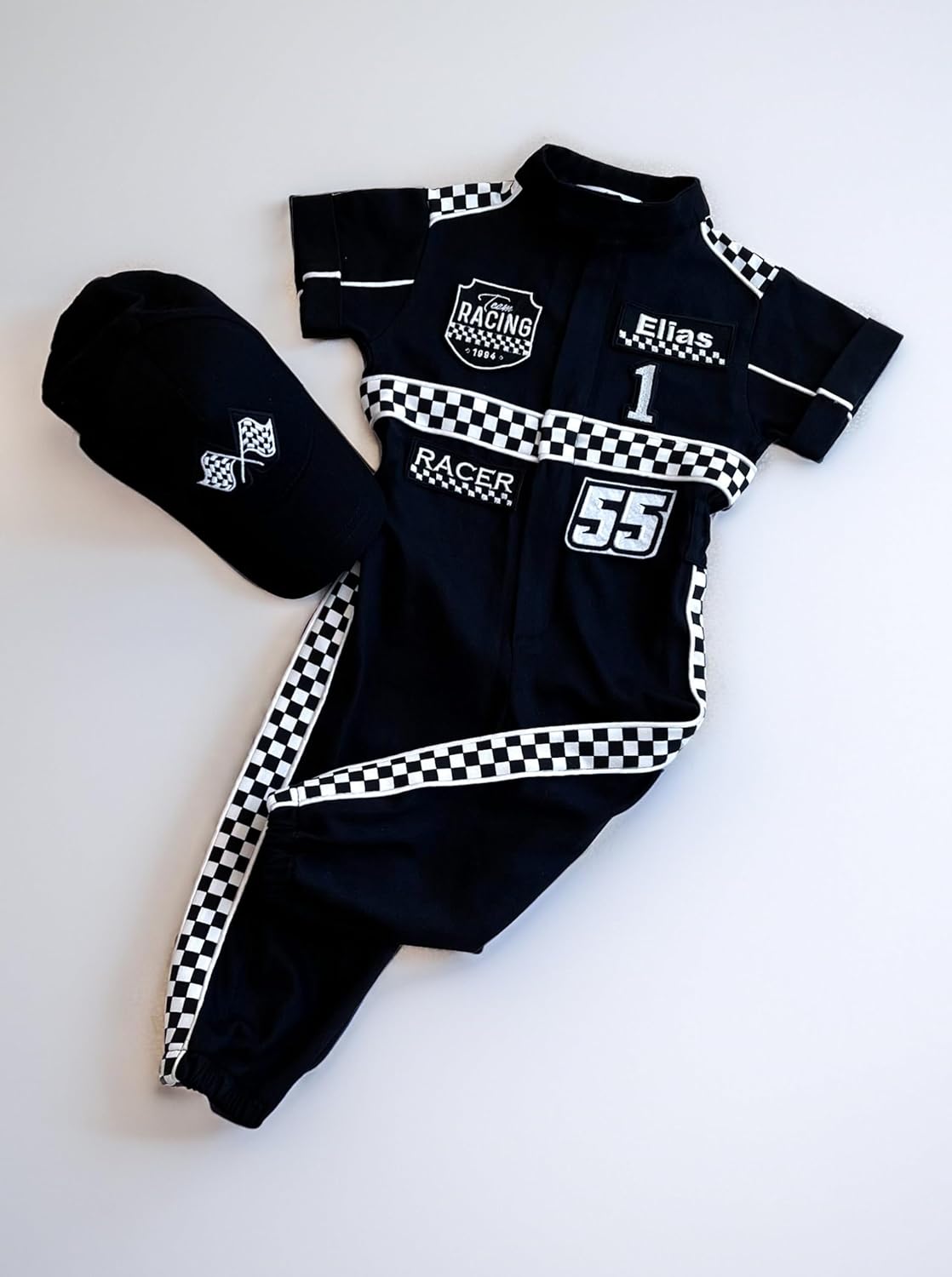 Handmade Race Car Driver Costume for Toddlers