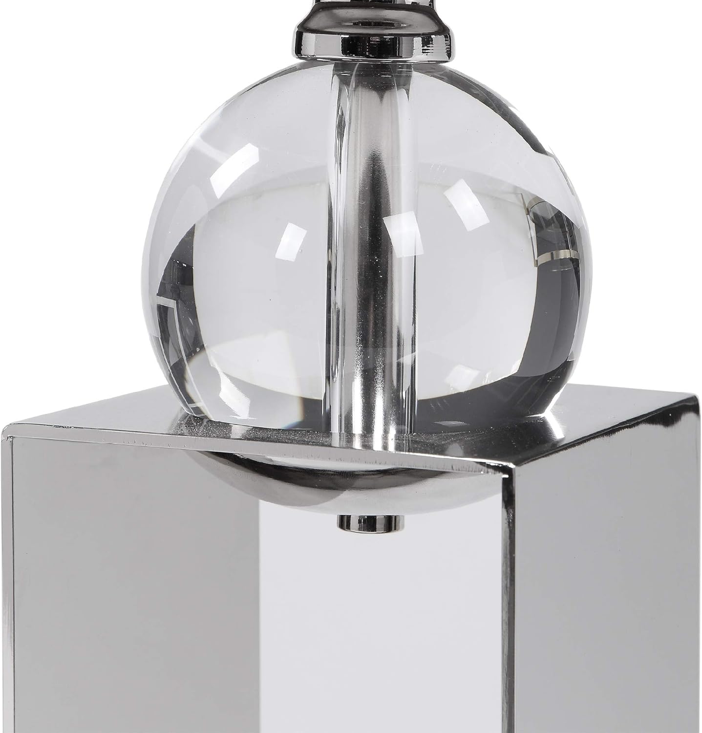 Contemporary Home Living Silver Rectangle Candle Holders Set of 2
