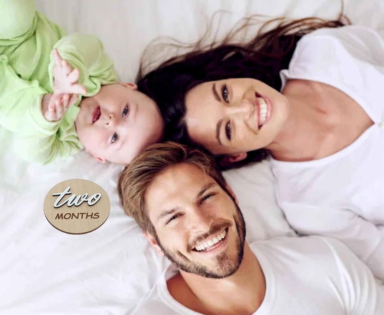 UkrWood Baby Monthly Milestone Signs
