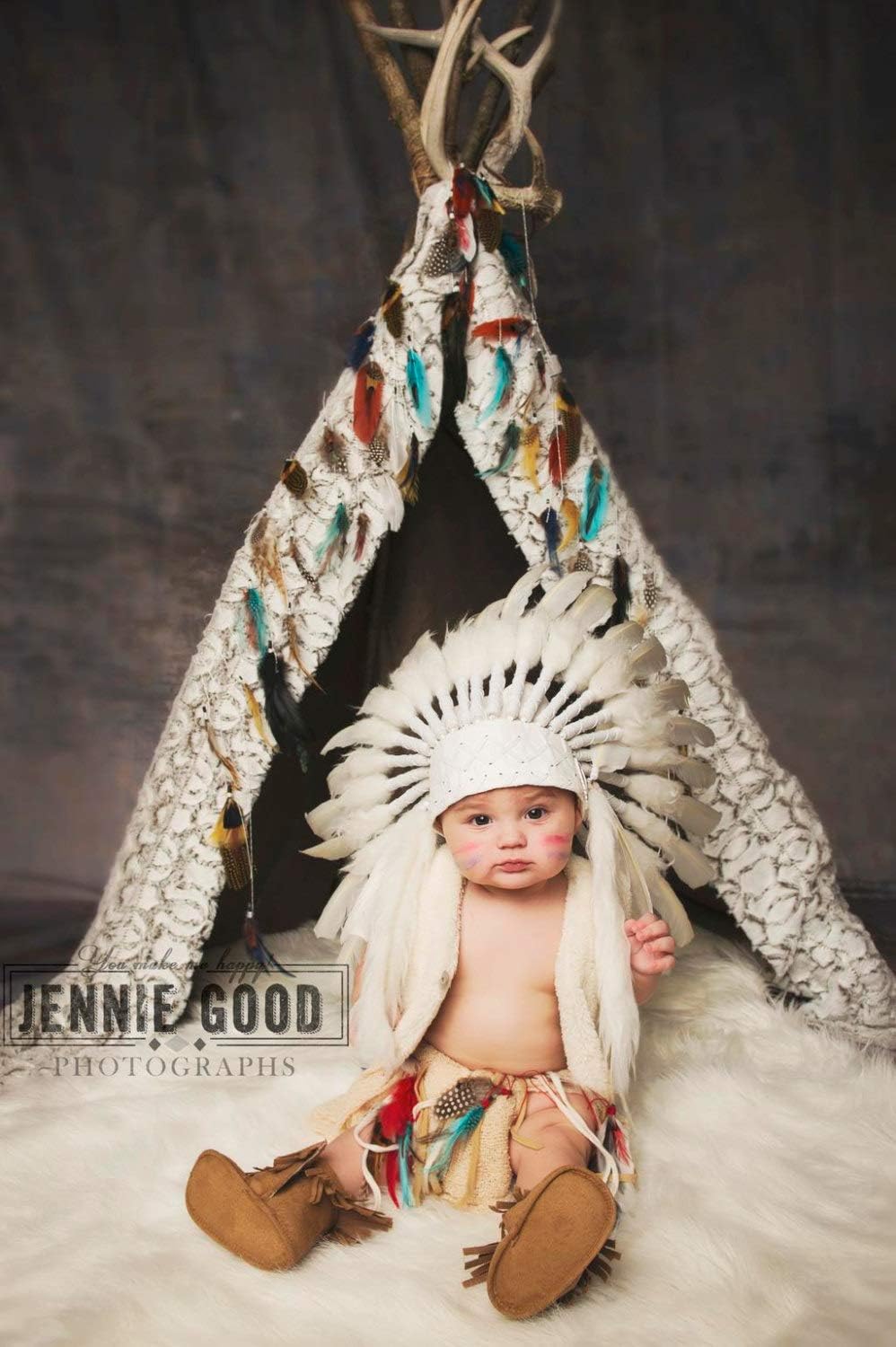 The World of Feathers K20 Baby Cap with Real Feathers