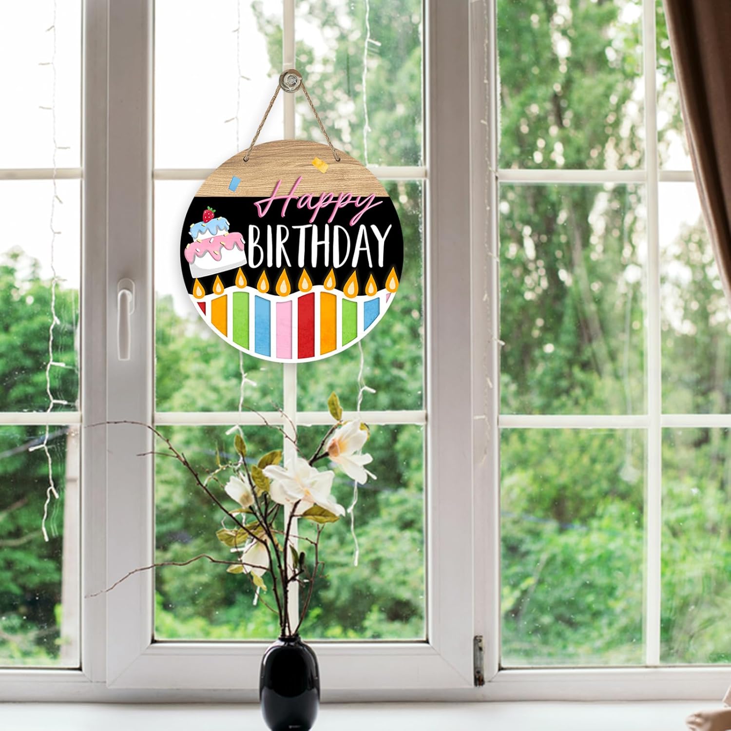 Deroro Happy Birthday Wooden Door Sign