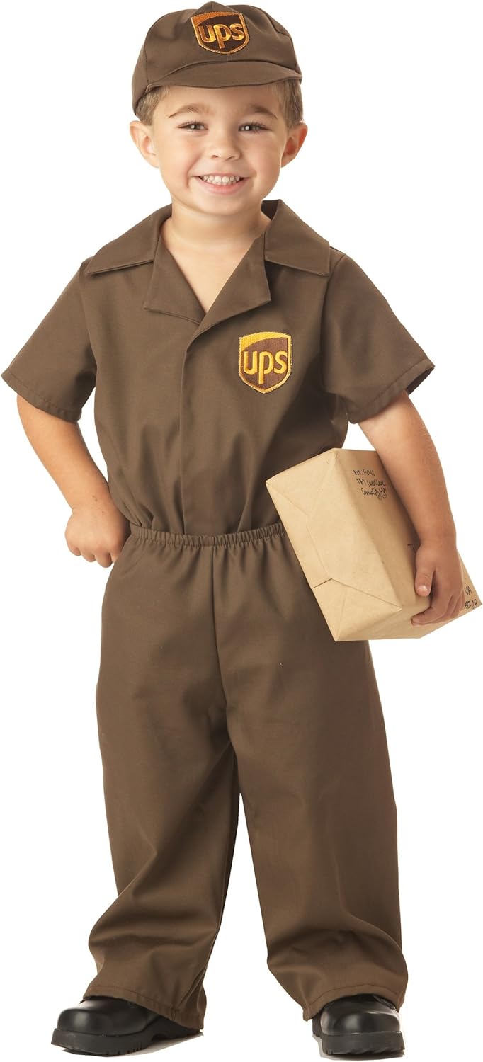 California Costumes UPS Guy Boy Costume Medium 3-4T