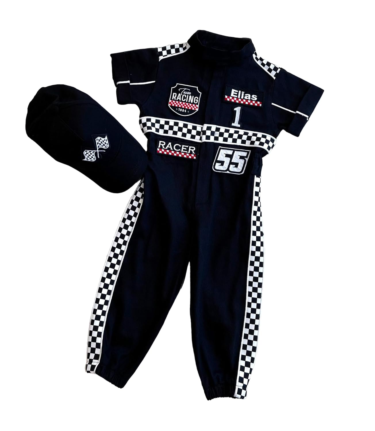 Costumes Club Handmade Race Car Driver Costume for Toddlers