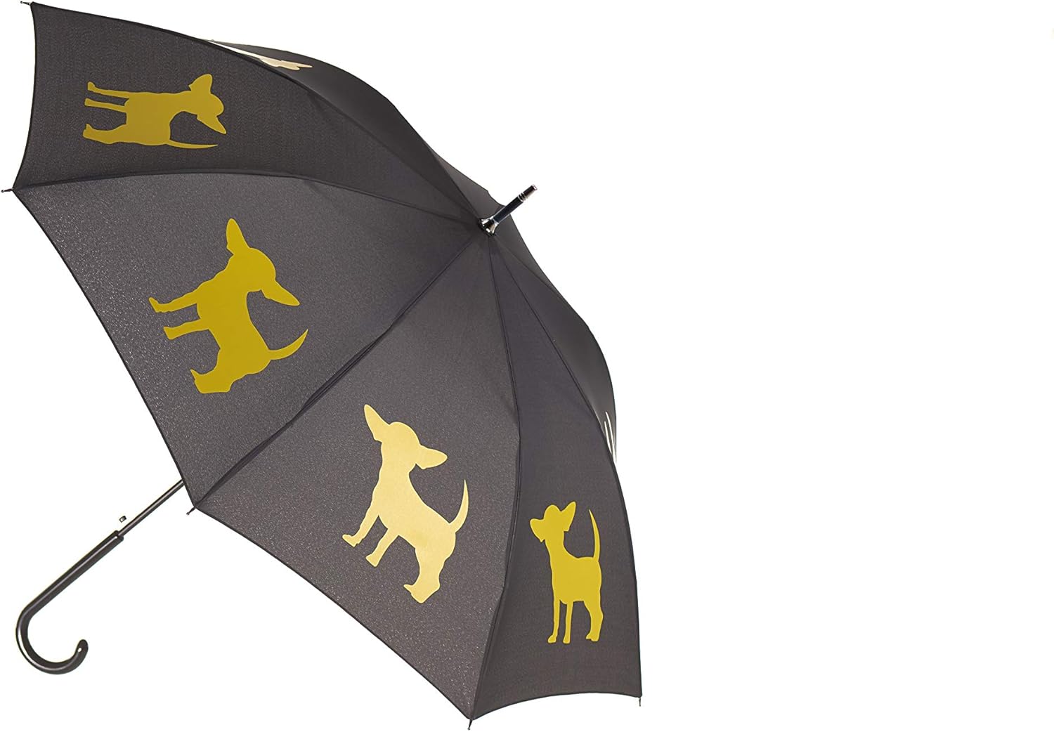 Premium Cavalier King Charles Spaniel Rain Umbrella - Marsala on Blue 1