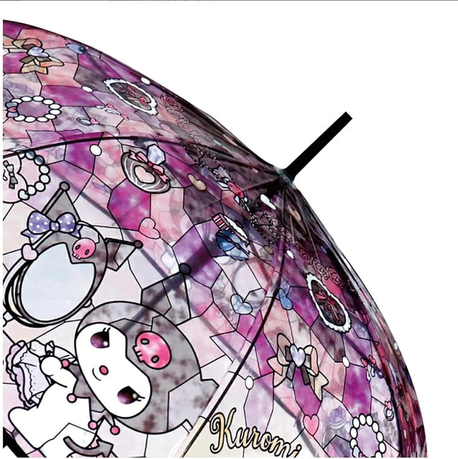 RRI Cartoon Kawaii Stainedglass K Uromi Stick Umbrella