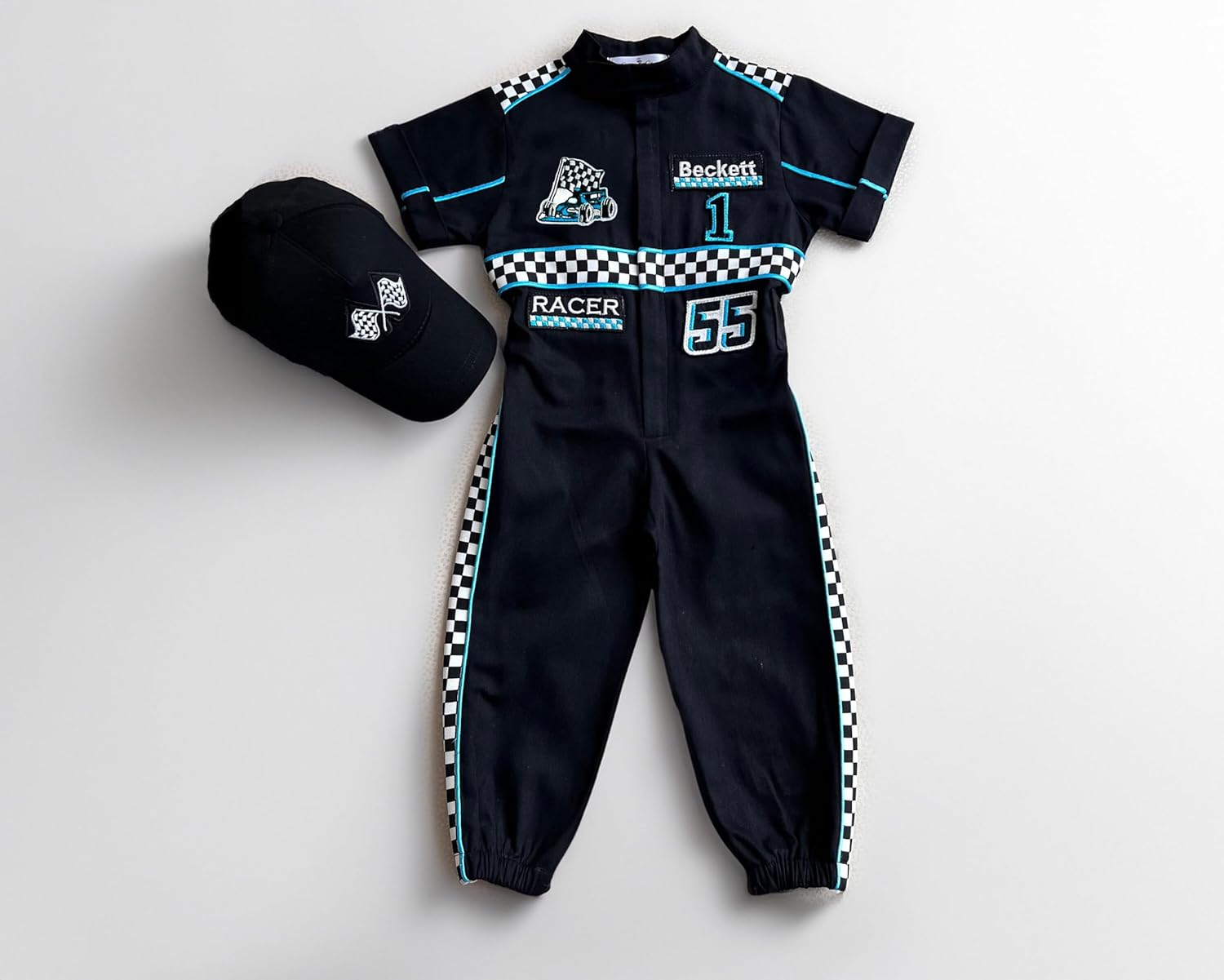 Handmade Race Car Costume for Toddlers - 12-18 Months