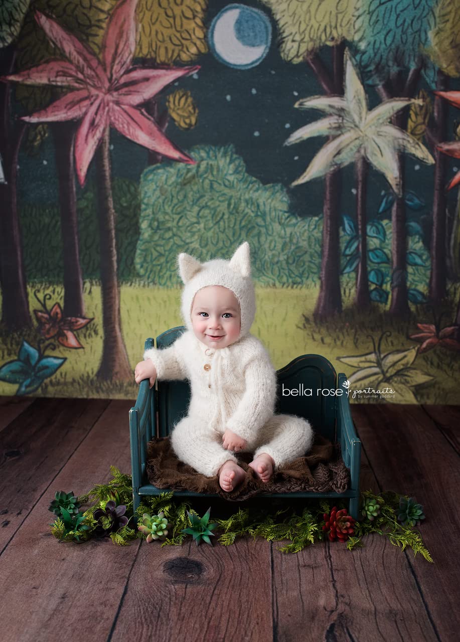 Handmade Wolf Costume for Toddlers 3-6 Months