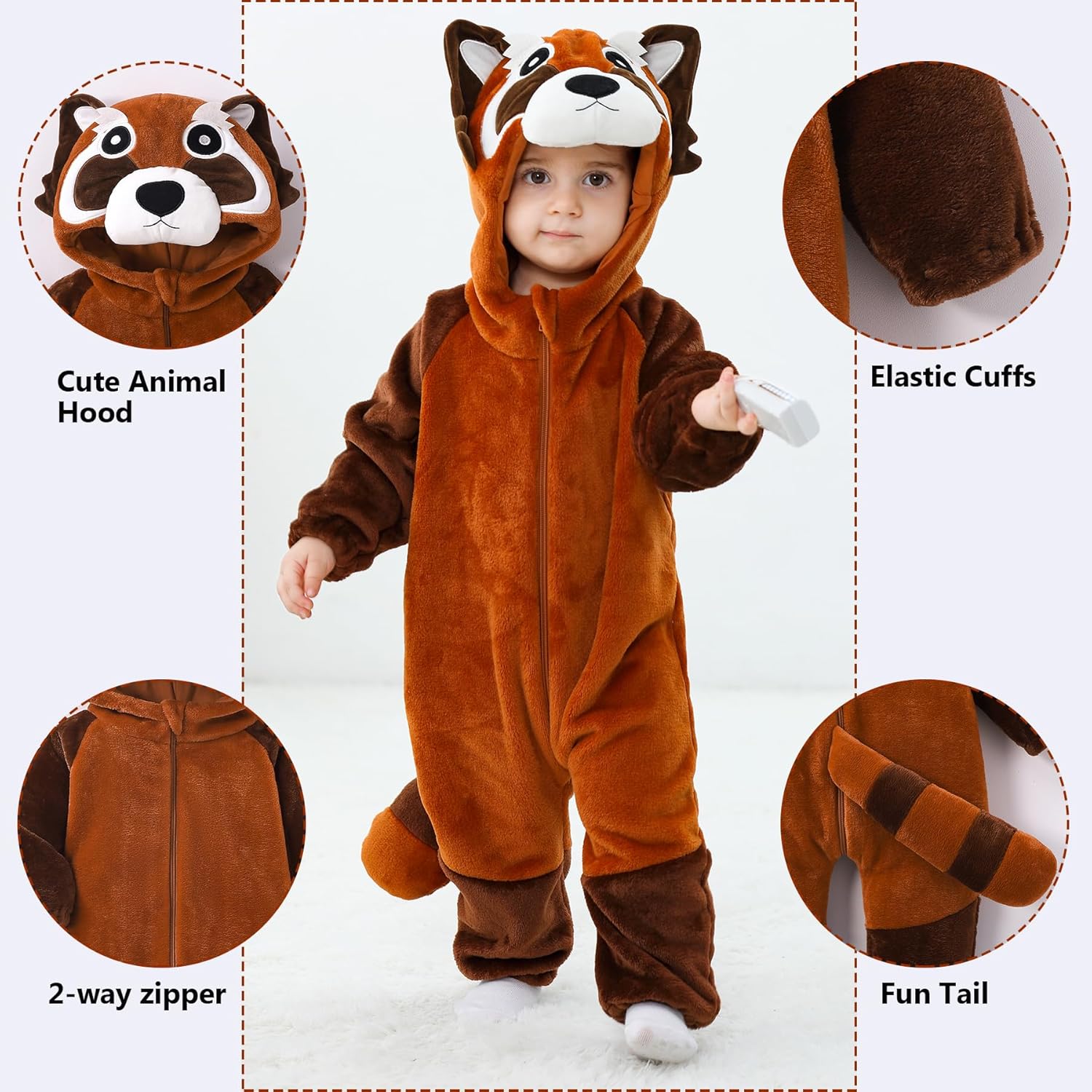 TONWHAR Raccoon Costume for Baby Toddler