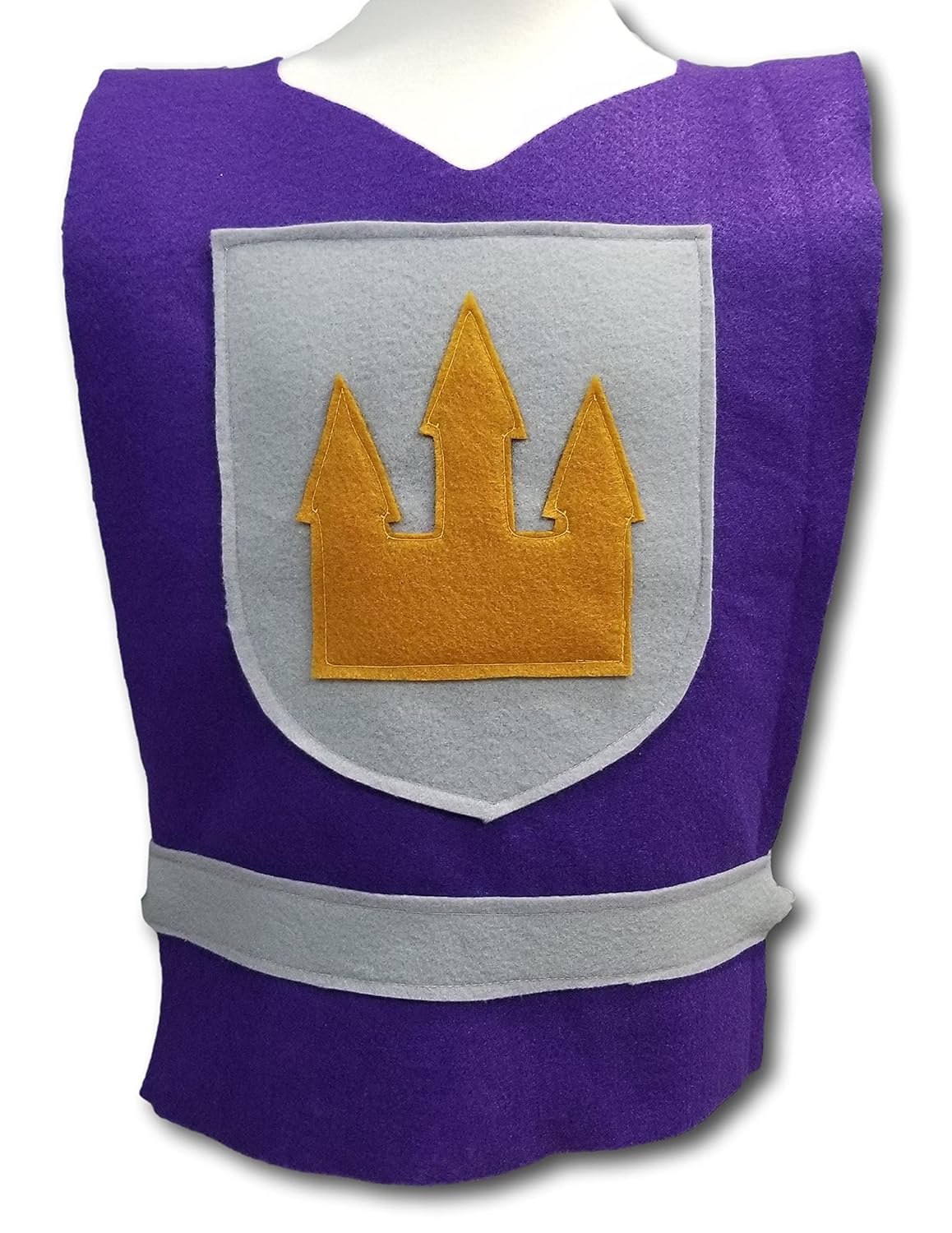 Medieval Knight Purple Tunic for Baby - Kids Teens Sizes