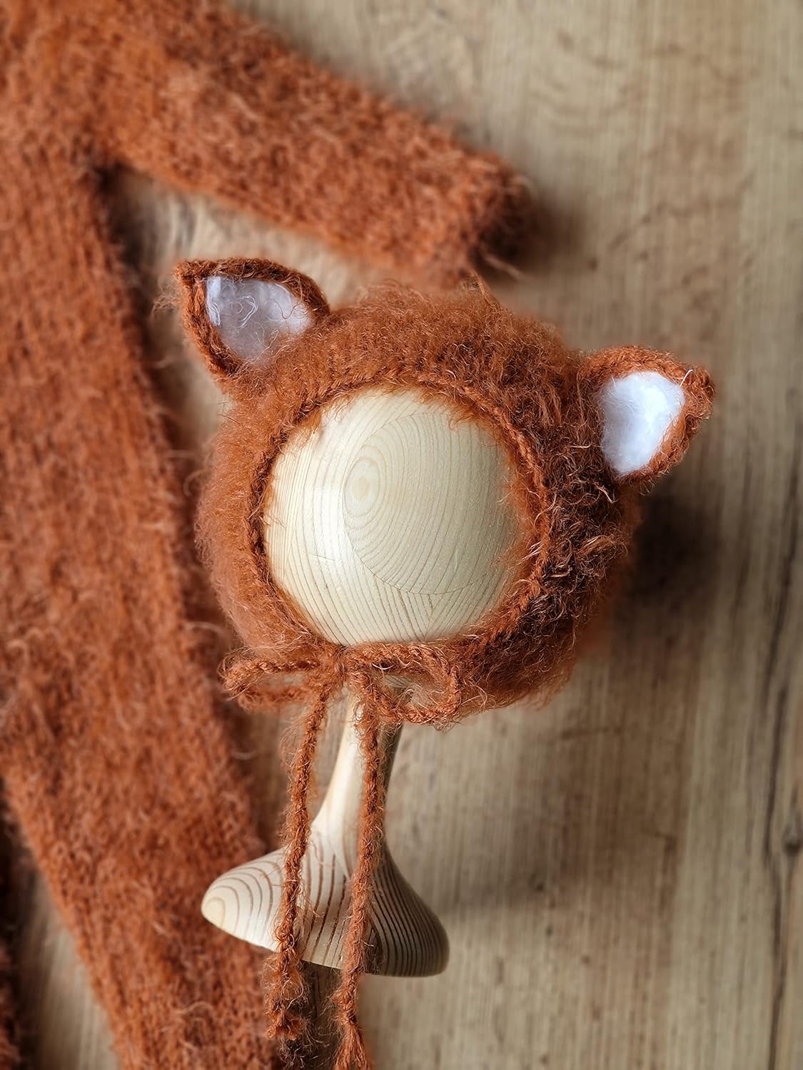 Handmade Baby Fox Costume for Newborn