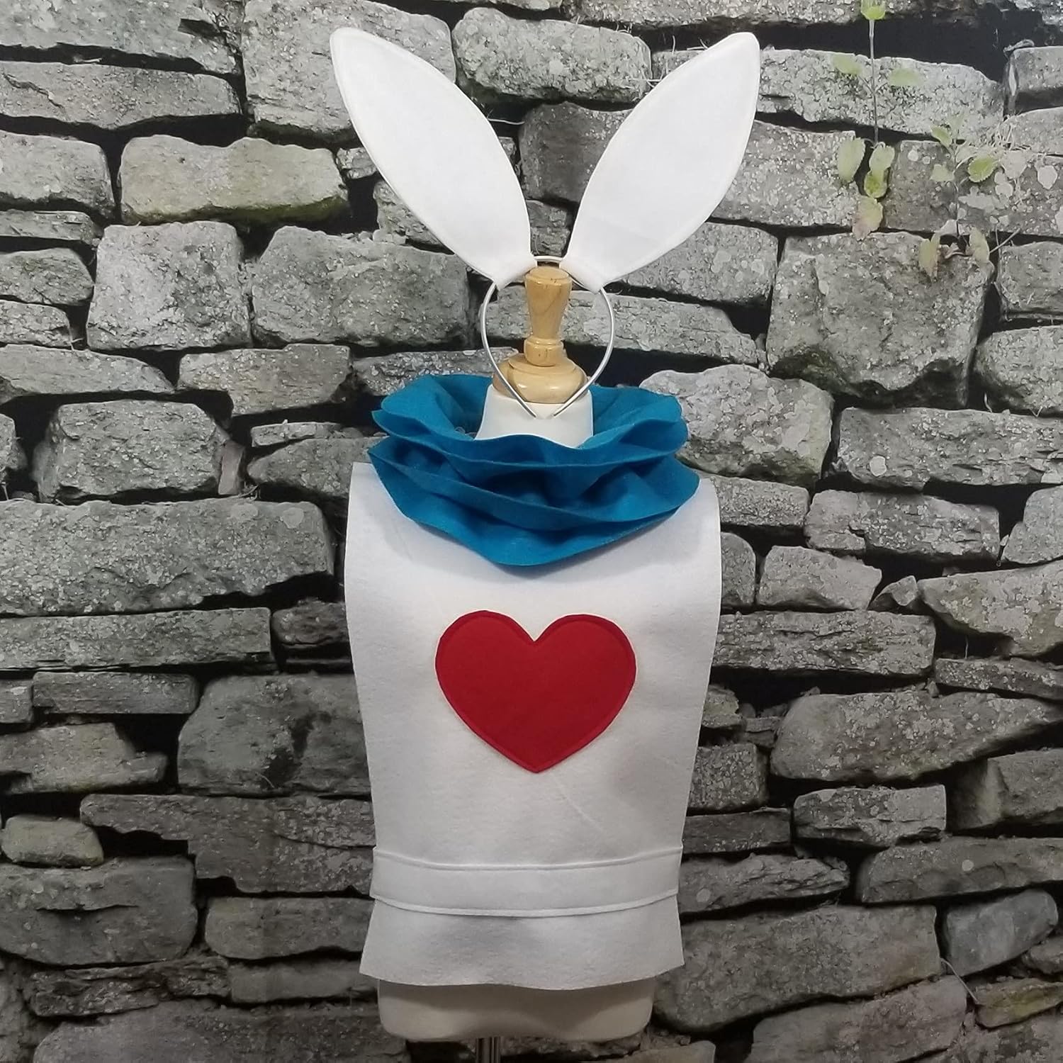 Alice in Wonderland White Rabbit Costume Set