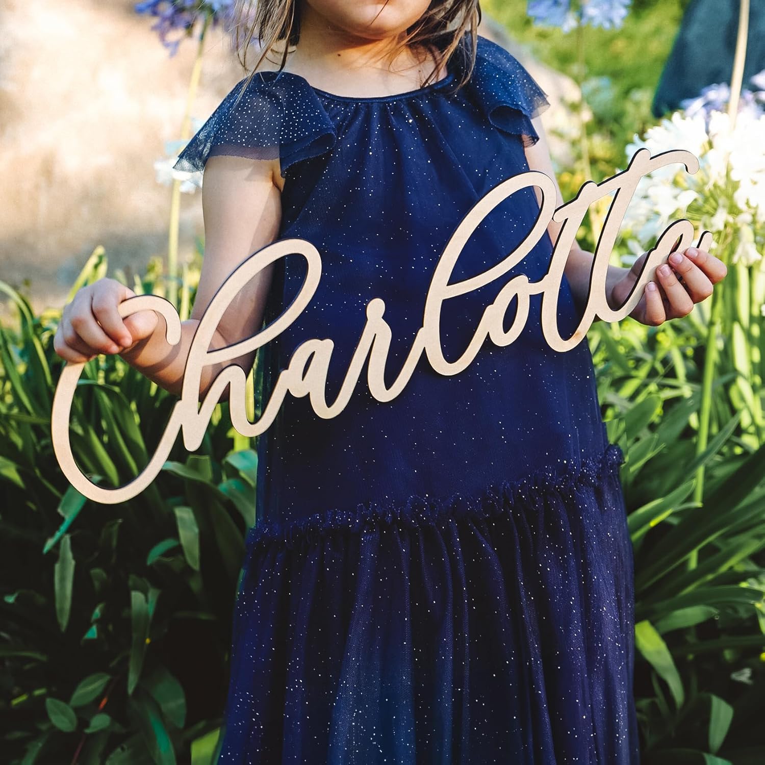 Custom Wooden Name Sign - Personalized Baby Girl Decor