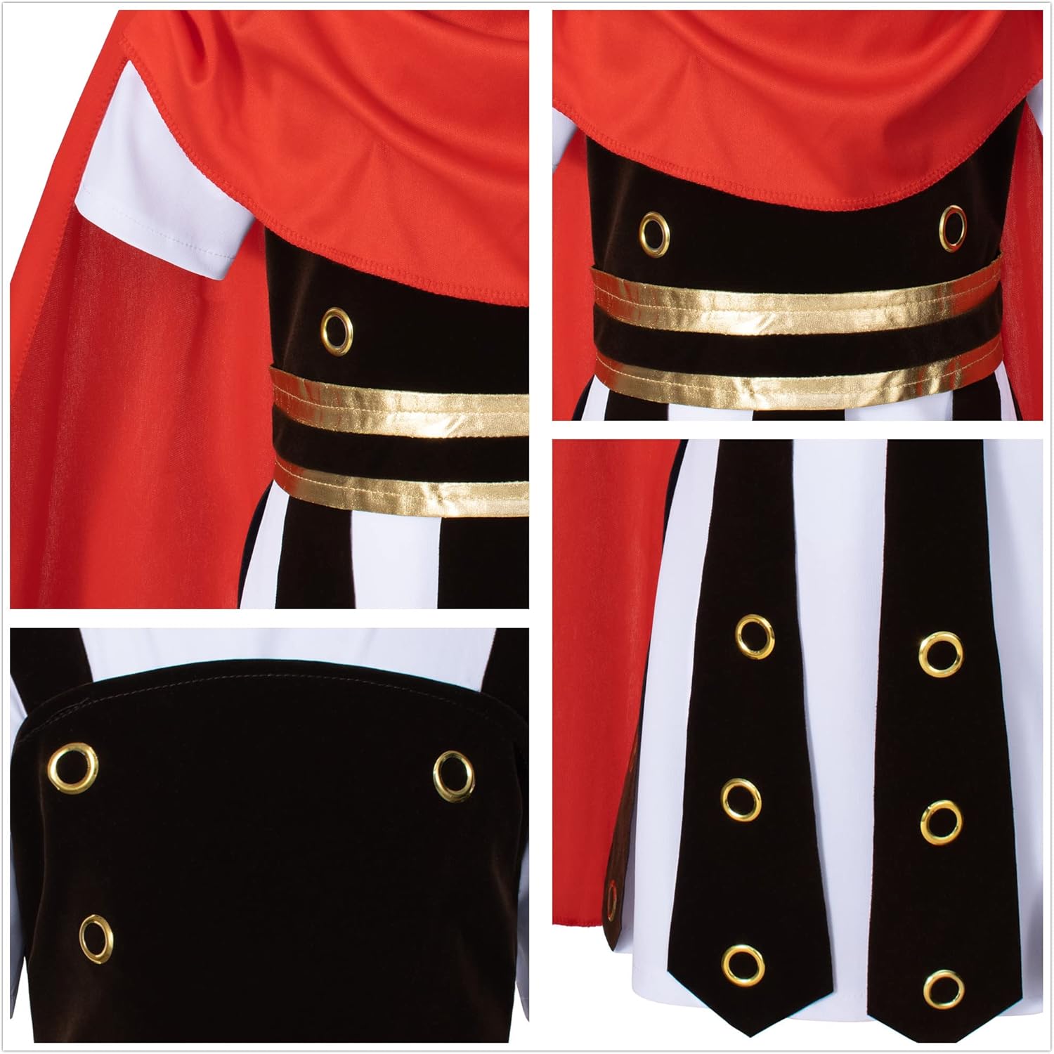 Elibelle Child Medieval Knight Costume with Sword and Shield